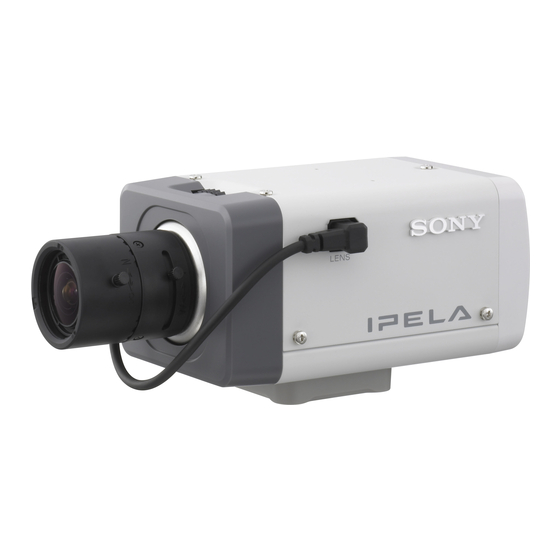 Sony IPELA SNC-CS10 Guia Del Usuario