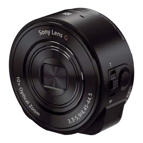 Sony DSC-QX10 Manual De Instrucciones