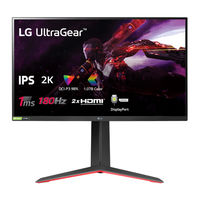 LG UltraGear 32GP83B Manual De Instrucciones