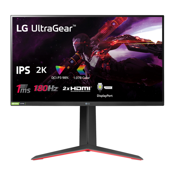 LG UltraGear 27GP850 Manual De Instrucciones