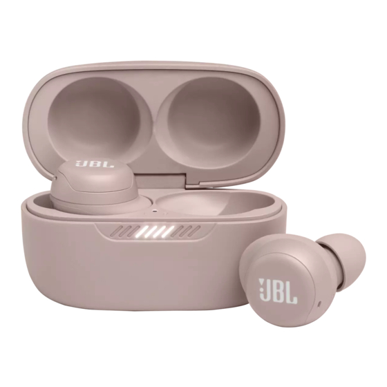 Harman JBL LIVE FREE NC+ TWS Guia De Inicio Rapido