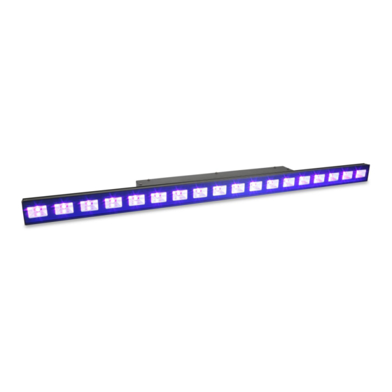 Beamz LCB48 UV LED Bar Manual De Instrucciones