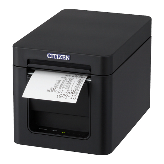 Citizen CT-S251 Manual De Usuario