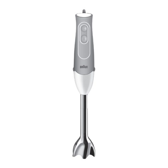 Braun Multiquick 5 Manual De Instrucciones
