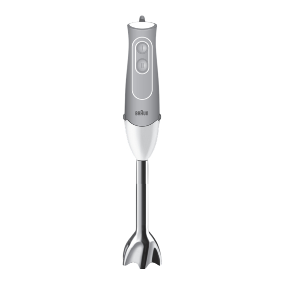 Braun Multiquick 5 Manual De Instrucciones