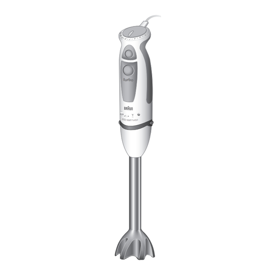 Braun Multiquick 5 Manual Del Usuario
