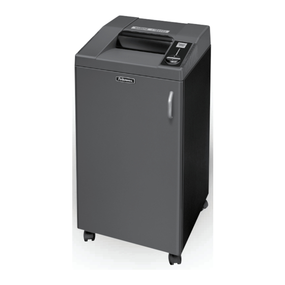 Fellowes Fortishred 3250HS Manual De Usuario