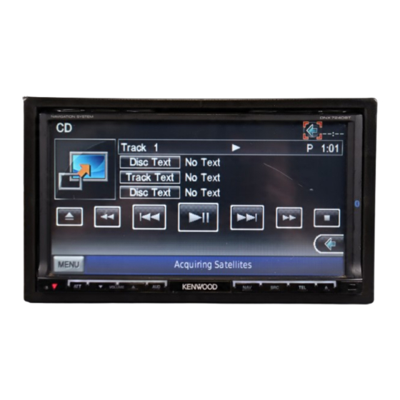 Kenwood DNX Serie Manual De Instalación