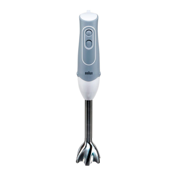 Braun Multiquick 5 Manual Del Usuario
