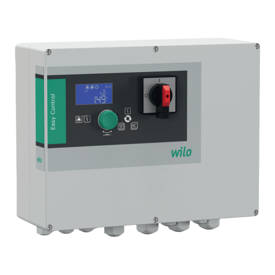 Wilo Control EC-L Instrucciones De Instalación Y Funcionamiento