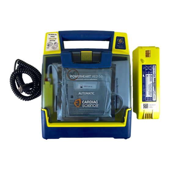 Cardiac Science POWERHEART AED G3 PLUS 9390A Manual De Funcionamiento