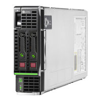 HP ProLiant BL460c Gen8 Guía De Usuario