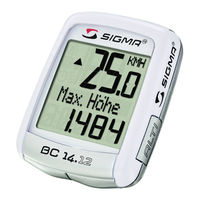 Sigma BC 14.12 ALTI Manual Del Usuario