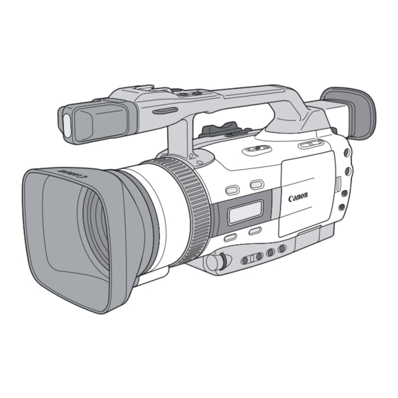 Canon XM2 Manual De Instrucciones