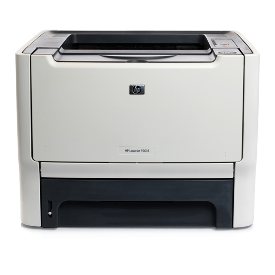 HP LaserJet P2015 Serie Guia Del Usuario