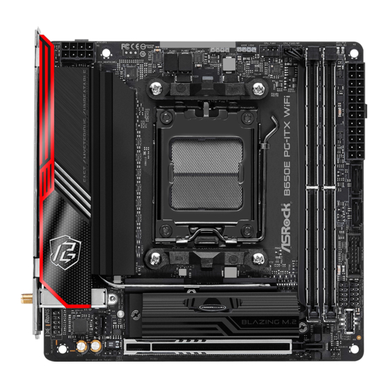 ASROCK B650E PG-ITX WiFi Manual Del Usuario