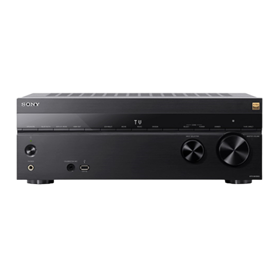 Sony STR-AN1000 Manual De Instrucciones