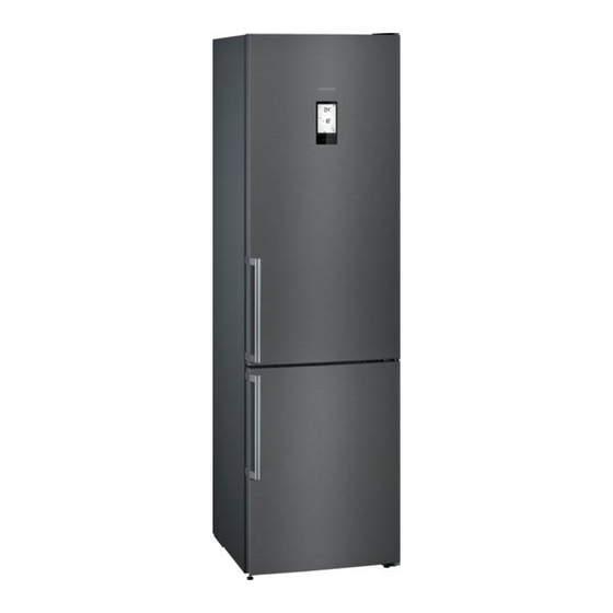 Siemens KG39NHXEP/01 Instrucciones De Uso