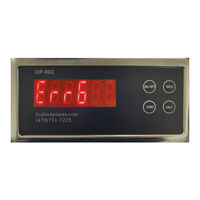 Optima Scale OP902 Manual Del Usuario