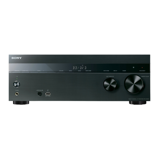 Sony STR-DH550 Guía De Referencia