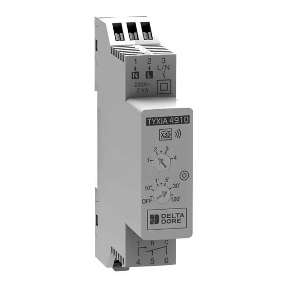 DELTA DORE TYXIA 4910 Guia Del Usuario