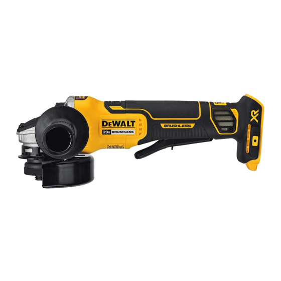 DeWalt DCG413 Manuales