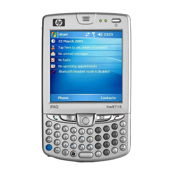 HP iPAQ HW6900 Guía Del Producto
