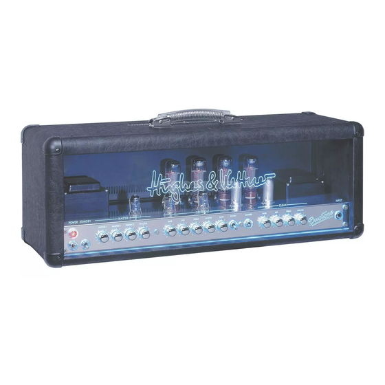 Hughes & Kettner Duotone Manual De Instrucciones