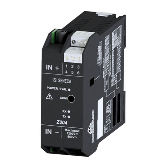 Seneca Z204-1 Manual De Instalación