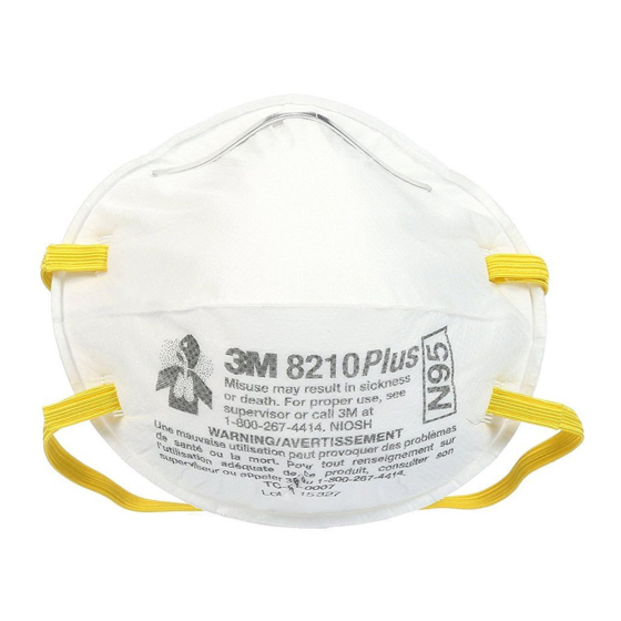 3M 8210Plus Instrucciones Del Usuario