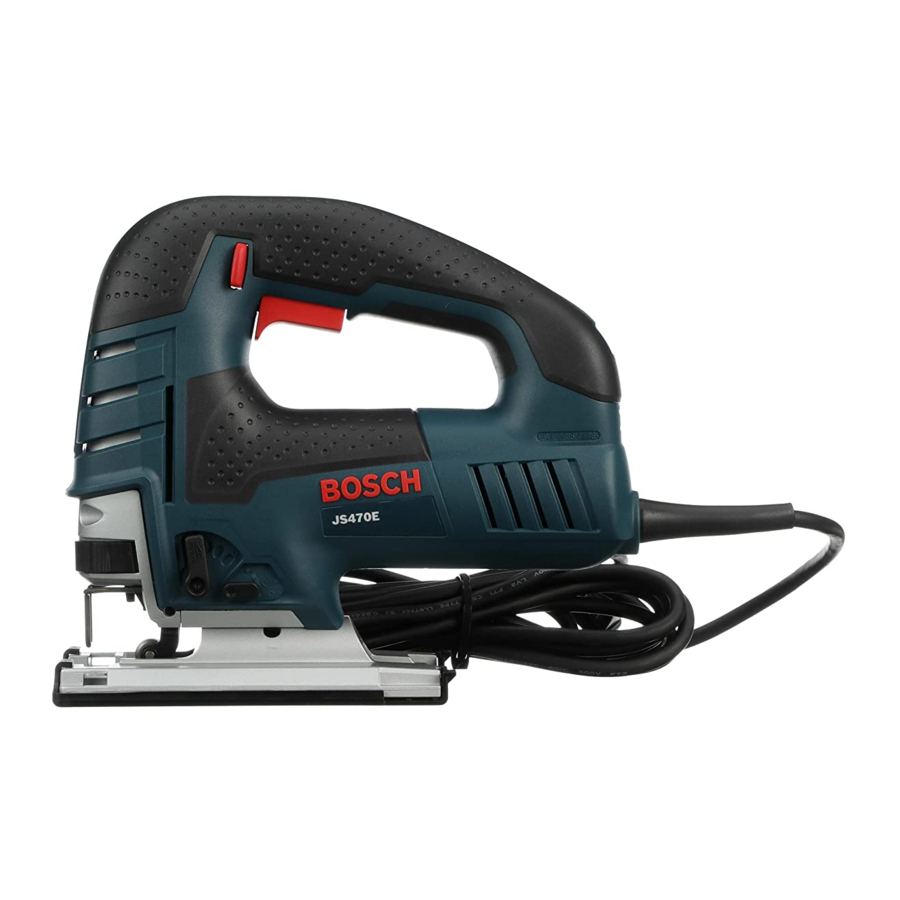 Bosch JS470E Manuales