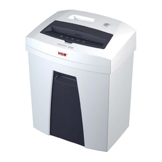 HSM SECURIO C 16 Instrucciones De Servicio