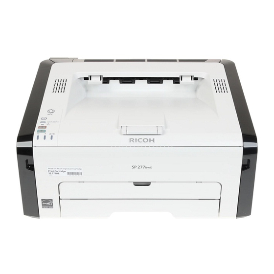Ricoh SP 221 Guía De Configuración