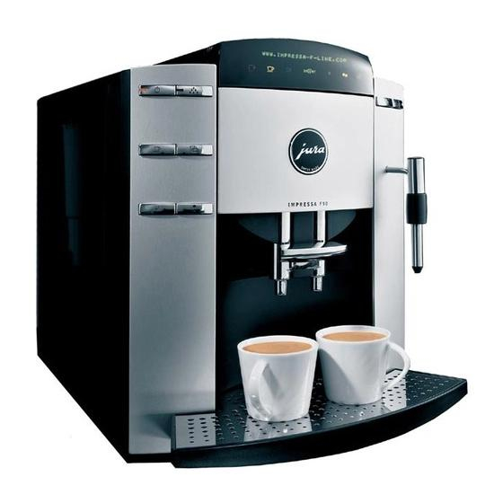 Jura IMPRESSA F90 Modo De Empleo