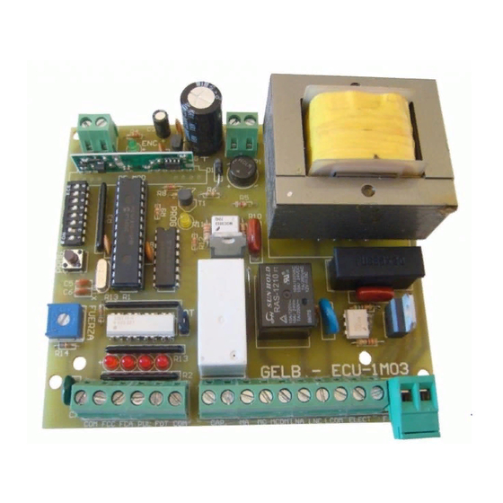 GELB ECU-1M03 Manuales