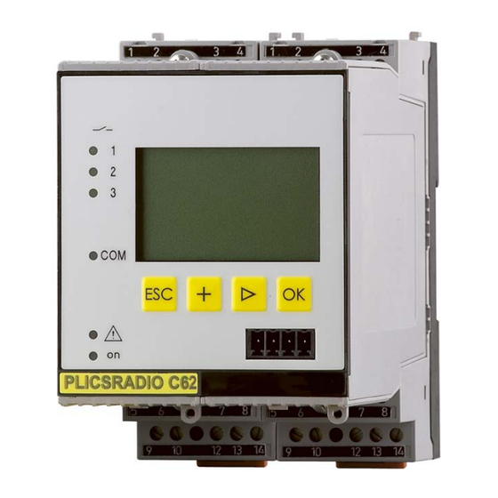 Vega PLICSRADIO C62 Instrucciones De Servicio