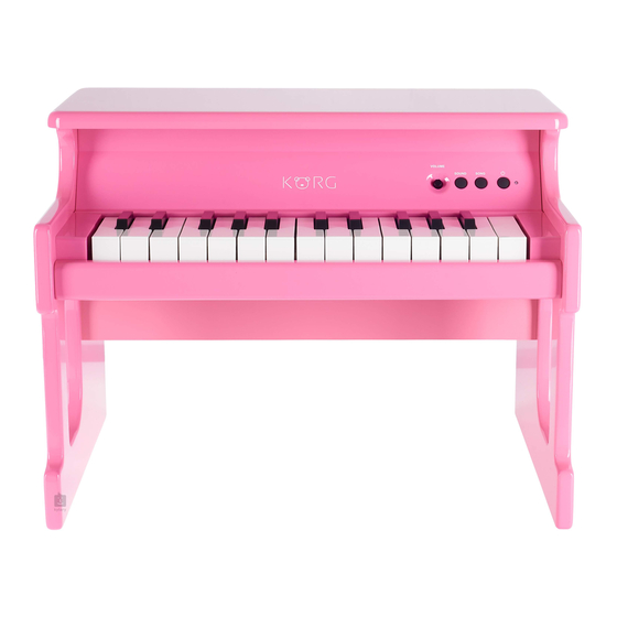 Korg tinyPIANO Manual De Usuario