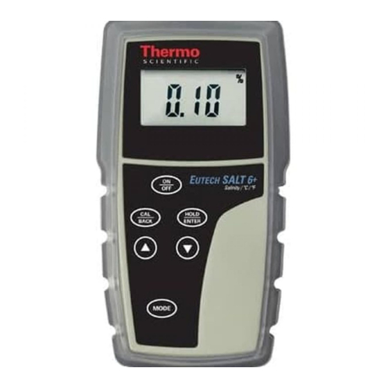 Thermo Scientific Eutech COND 6+ Instrucciones De Funcionamiento