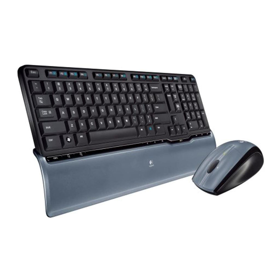 Logitech Cordless Desktop S 520 Guia De Inicio Rapido