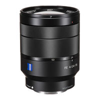 Sony SEL2470Z Manual De Instrucciones