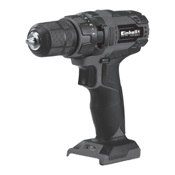 EINHELL TC-CD 18/35 Li Manual De Instrucciones