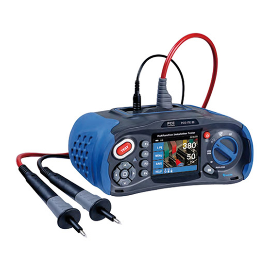 PCE Instruments PCE-ITE 50 Instrucciones De Uso
