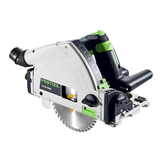 Festool TS 55 EBQ-Plus Instrucciones