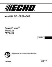 Echo Power Pruner Serie Manual Del Operador