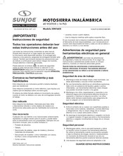 sunjoe iON16CS Manual Del Operador