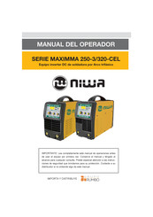 NIWA MAXIMMA 320-CEL Serie Manual Del Operador