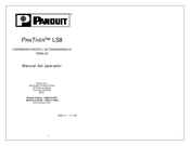 Panduit PANTHER LS8 Manual Del Operador