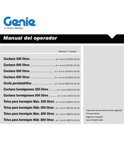 Genie Cazo para Hormigón Man. 500 Manual Del Operador