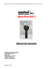 Monitech QuicTest QT-1 Manual Del Operador