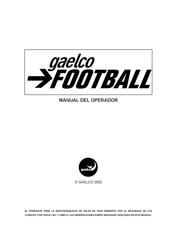 GAELCO Football Manual Del Operador